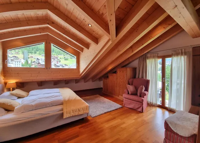 Penthouse Apartment Perla Daire Saas Fee